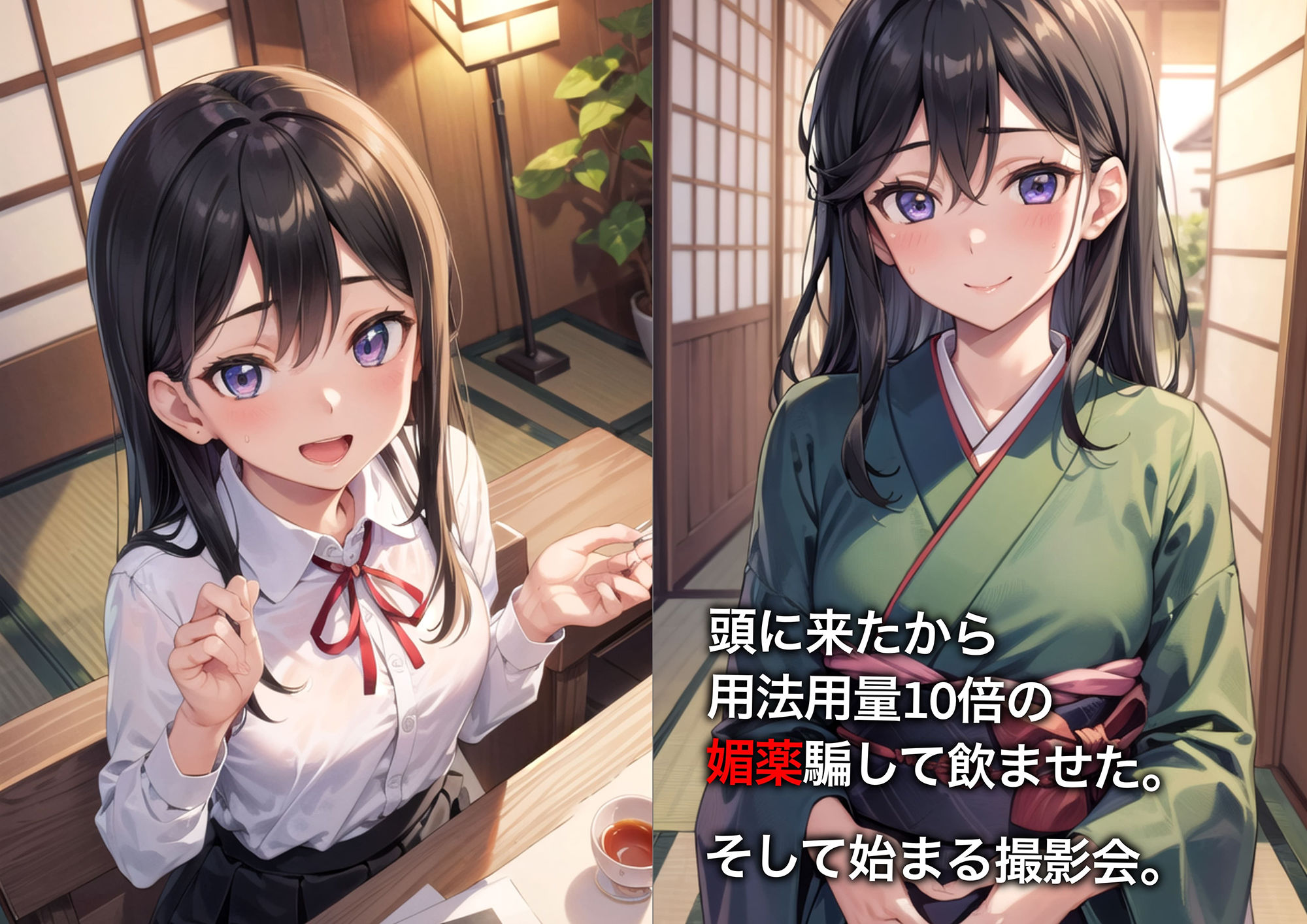 旅館跡取り娘 撮影会エロCG集【AI生成】 サンプル3ページ目