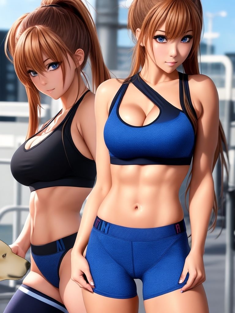 AIスポーツジム イラスト集 サンプル4ページ目
