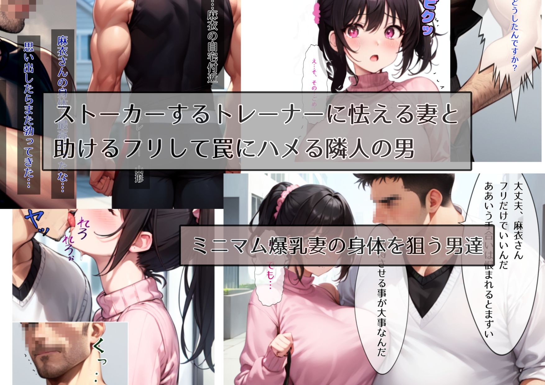 隙だらけなミニマム爆乳妻 サンプル3ページ目
