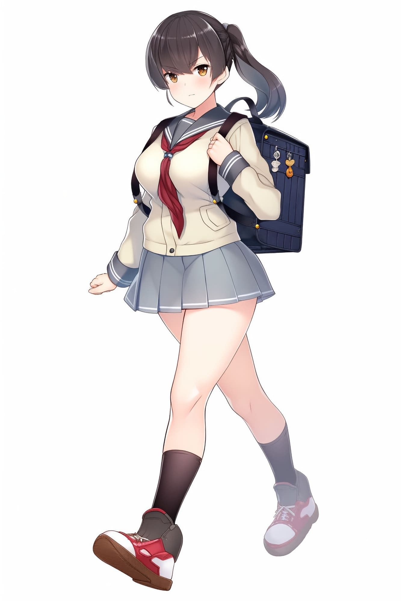 【女キャラ全身立ち絵ジョブ別5】著作権フリーの高解像度素材（100枚） サンプル5ページ目