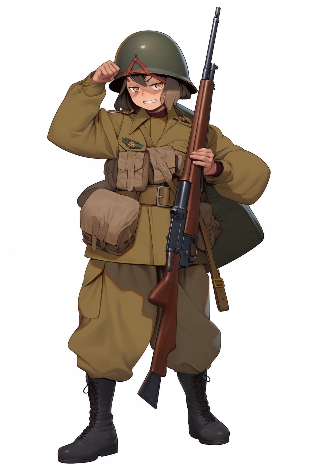【女キャラ全身立ち絵ジョブ別5】著作権フリーの高解像度素材（100枚） サンプル7ページ目