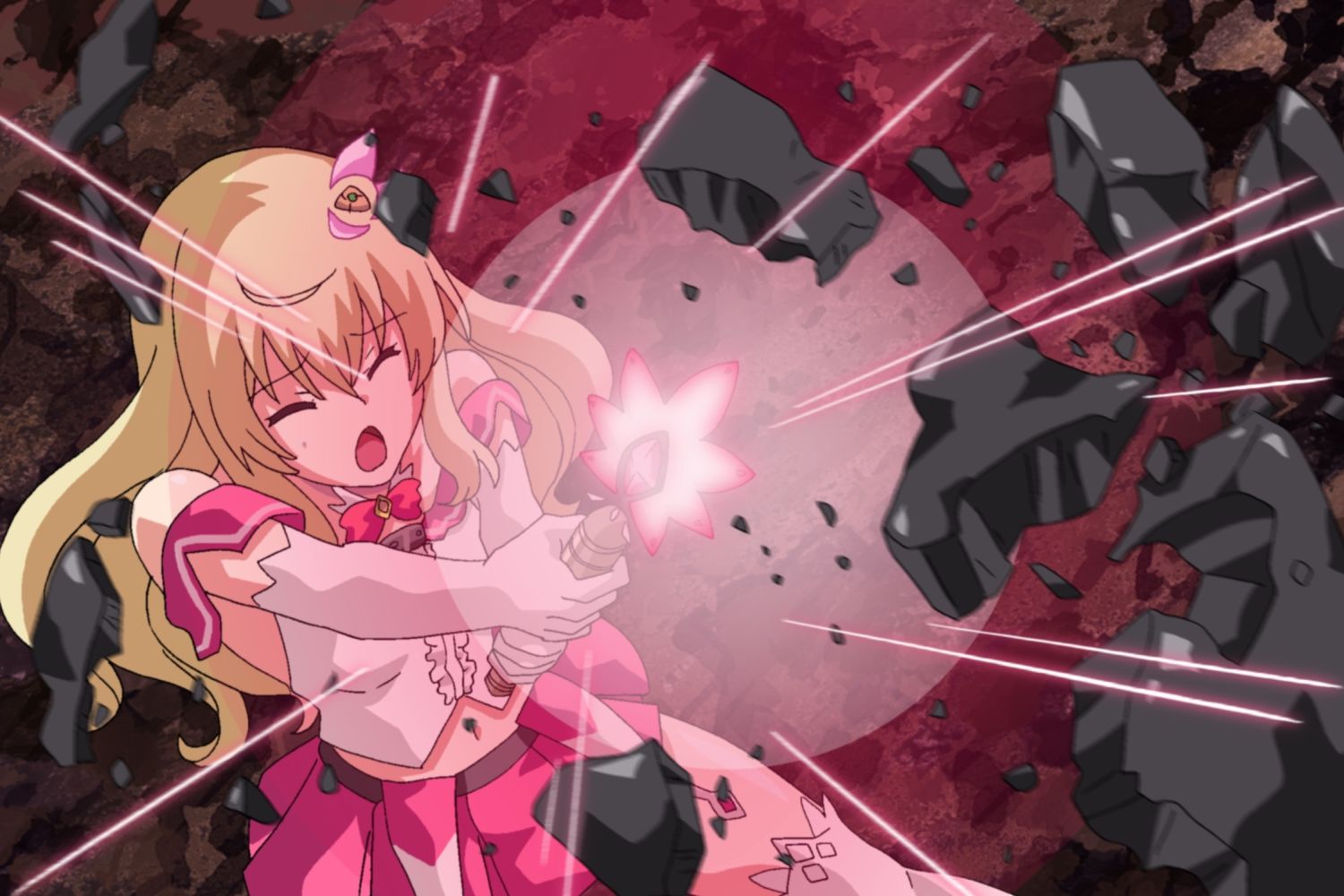 魔法少女ノーブル・ローズ THE ANIMATION 第1巻 サンプル1ページ目