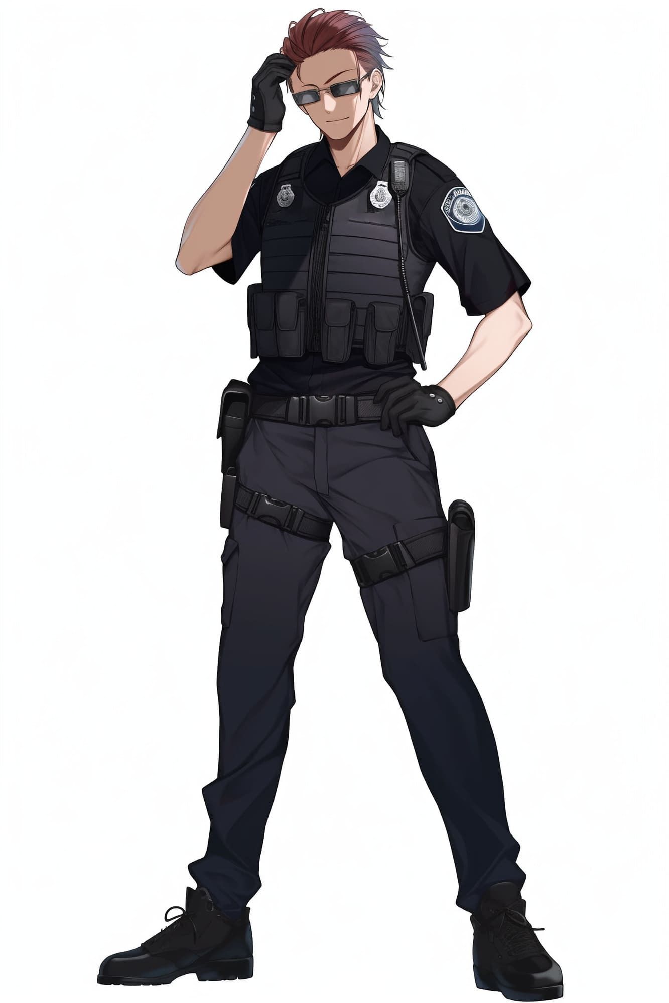 【男キャラ全身立ち絵ジョブ別5】著作権フリーの高解像度素材（100枚） サンプル9ページ目