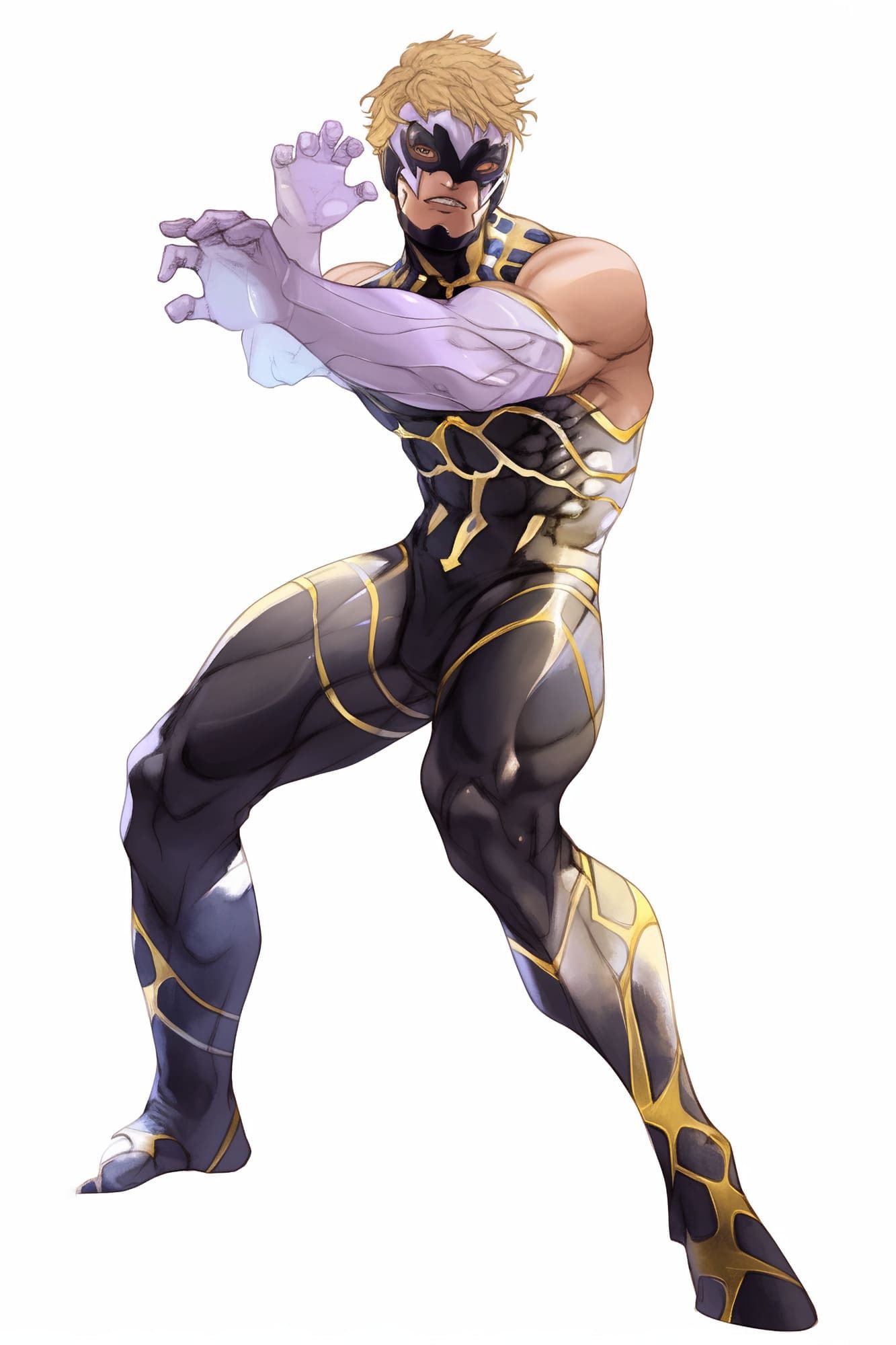 【男キャラ全身立ち絵ジョブ別5】著作権フリーの高解像度素材（100枚） サンプル10ページ目