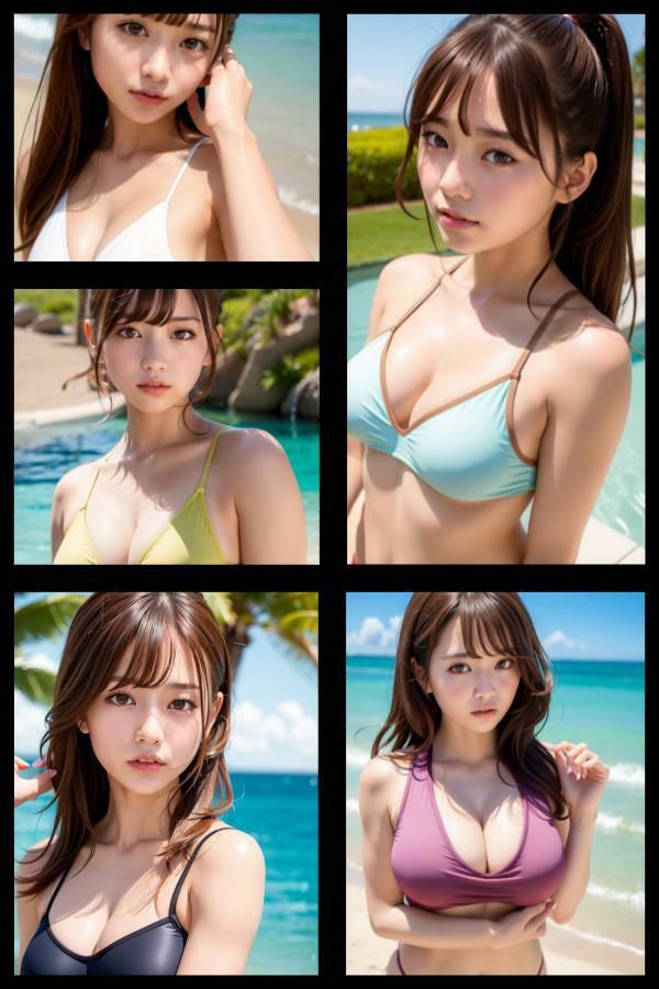 【▲100】『理想の彼女を3DCGで作ります』から生まれた、人工知能美女ガチャ写真集:No_001 サンプル1ページ目
