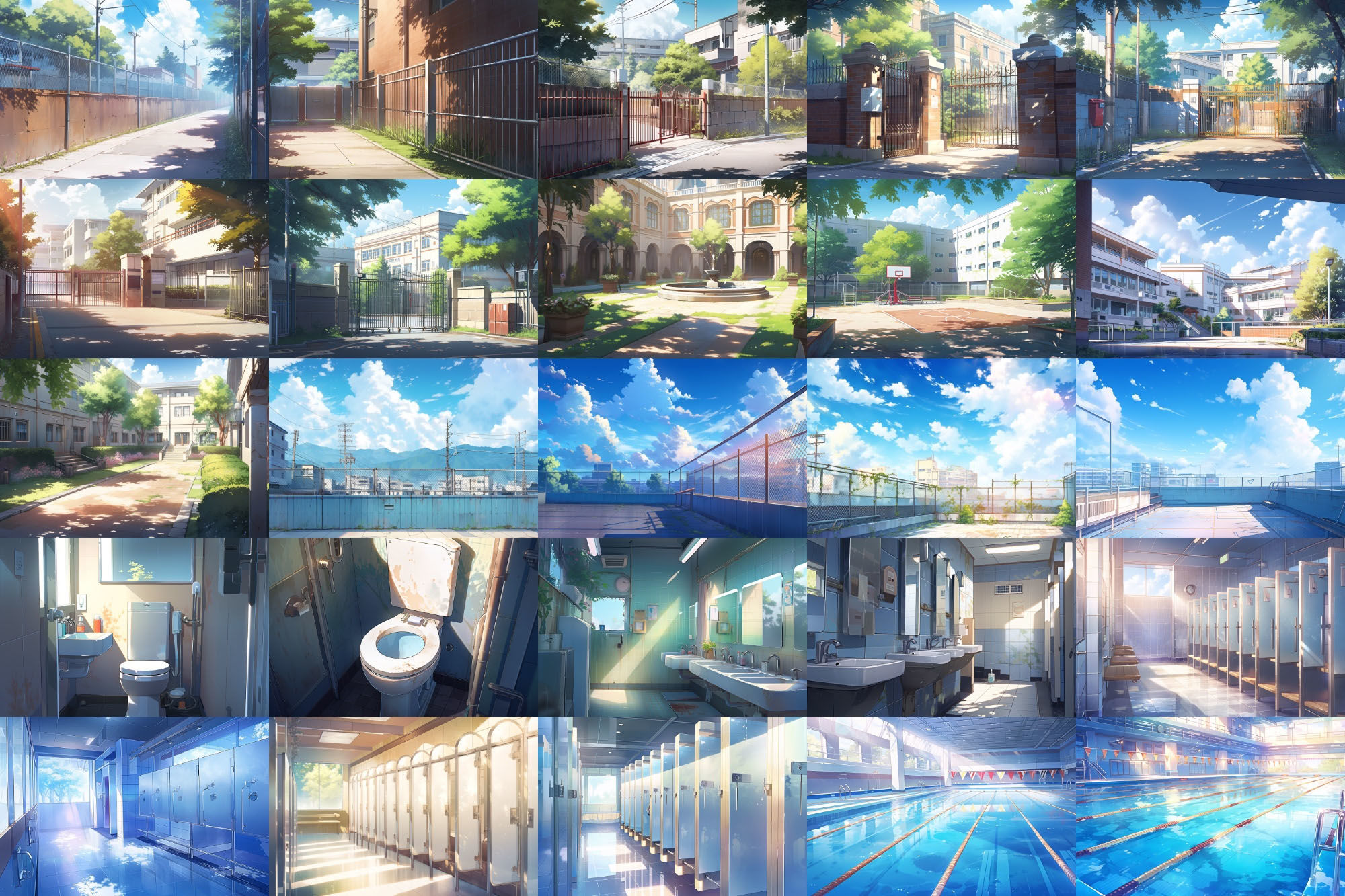 【繊細で芸術的な学校系背景】著作権フリーの高解像度画像（100枚） サンプル3ページ目