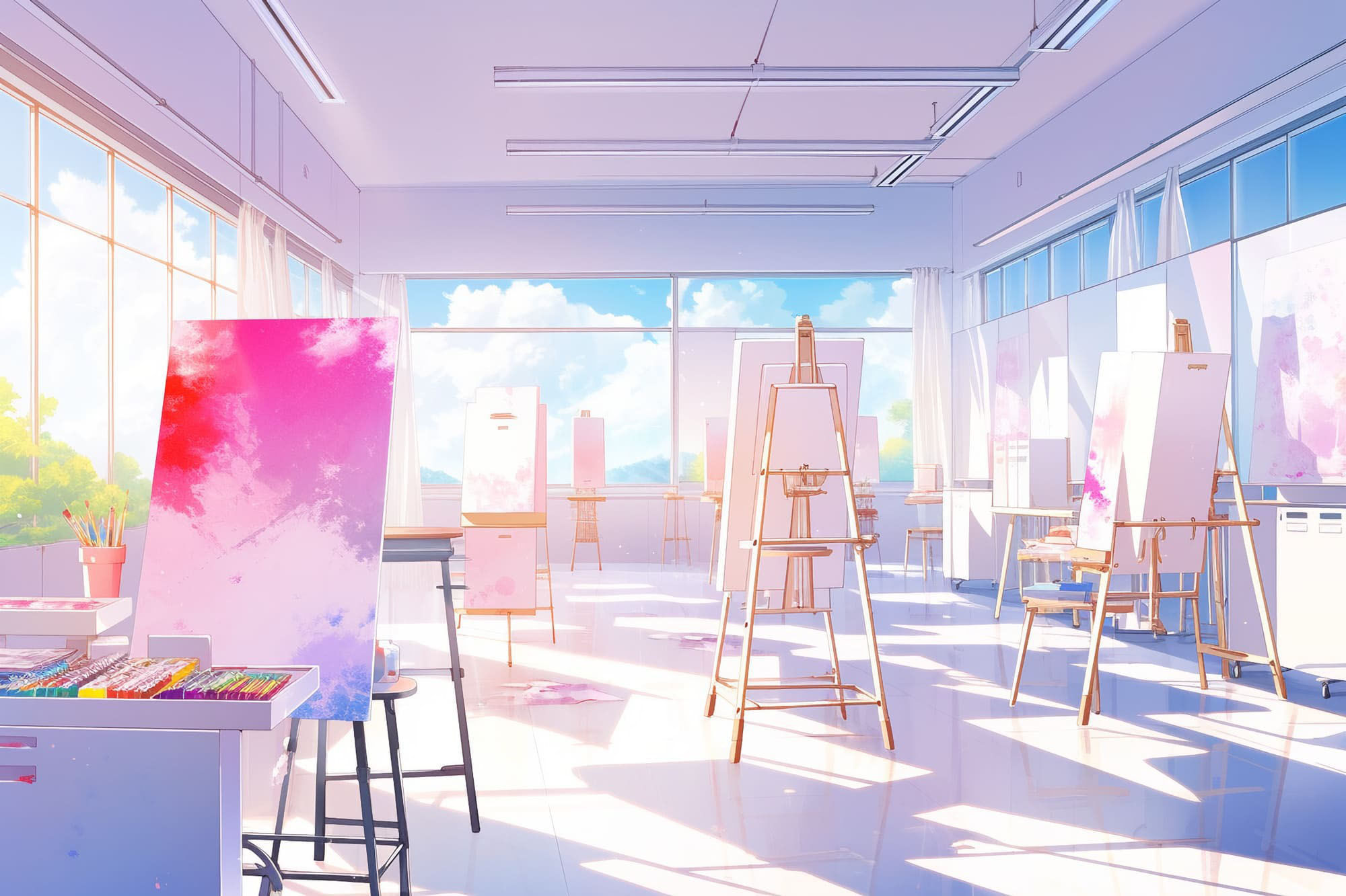 【繊細で芸術的な学校系背景】著作権フリーの高解像度画像（100枚） サンプル8ページ目