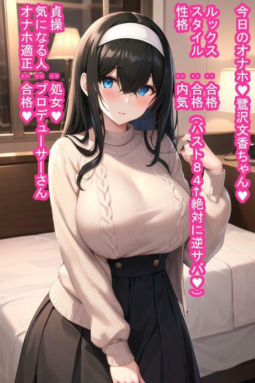 アイドルオナホ鷺〇文〇 サンプル1ページ目