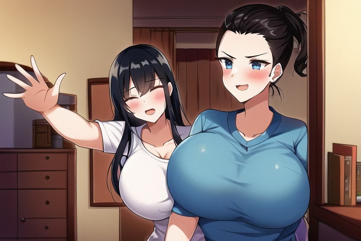 女二人で共同百合生活 サンプル2ページ目