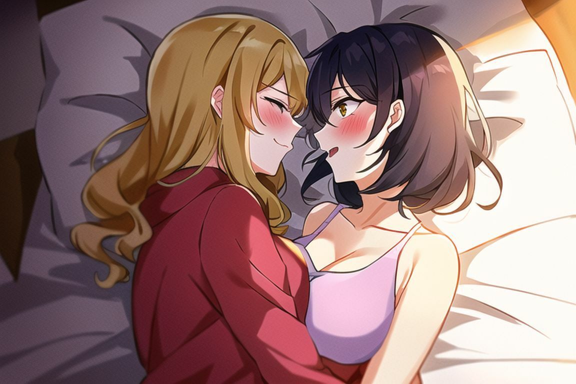 女二人で共同百合生活 サンプル4ページ目