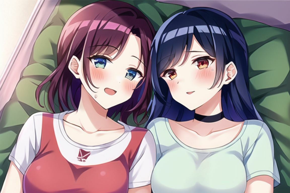 女二人で共同百合生活 サンプル9ページ目