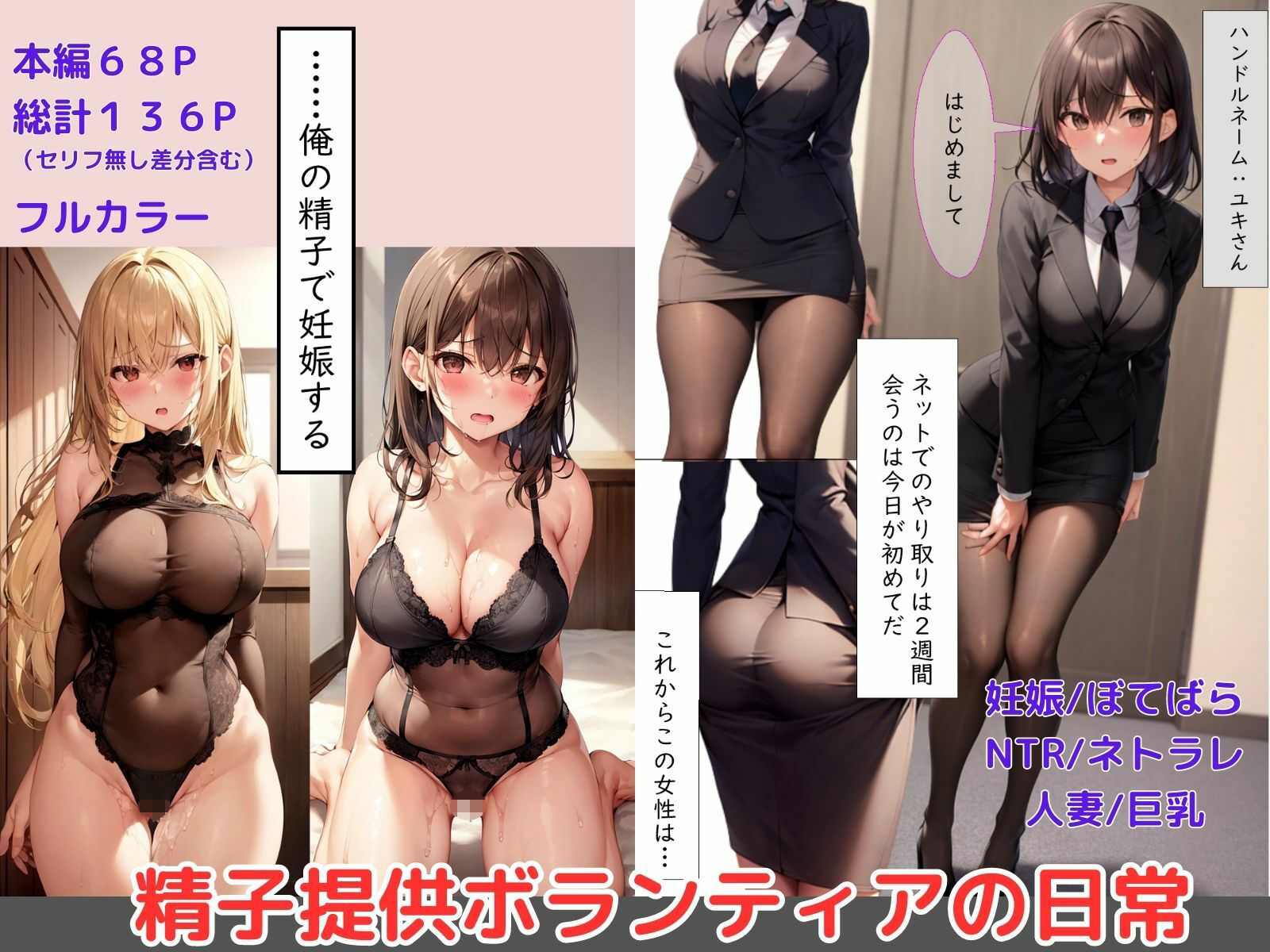 精子提供ボランティアの日常 サンプル1ページ目