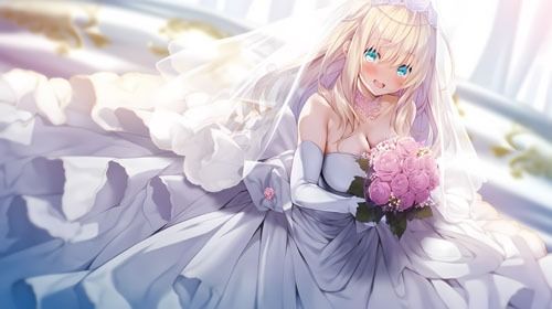 ウエディングドレス美少女セット7 サンプル1ページ目