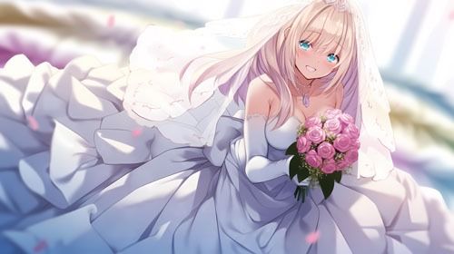 ウエディングドレス美少女セット7 サンプル2ページ目