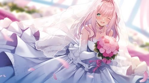 ウエディングドレス美少女セット7 サンプル6ページ目