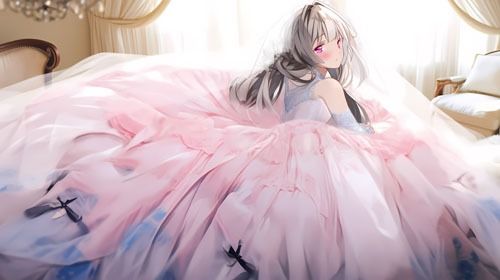 ウエディングドレス美少女セット9 ドレス気持ちいぃ サンプル2ページ目