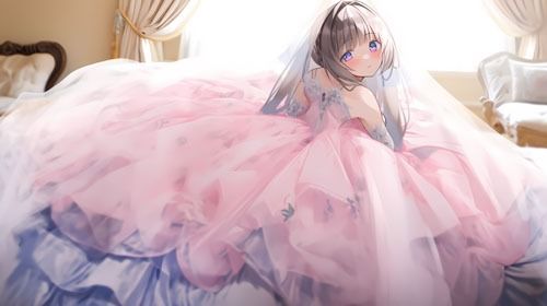 ウエディングドレス美少女セット9 ドレス気持ちいぃ サンプル3ページ目