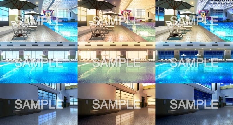 みにくる背景CG素材集『夏休み編』part01（Boost） サンプル2ページ目