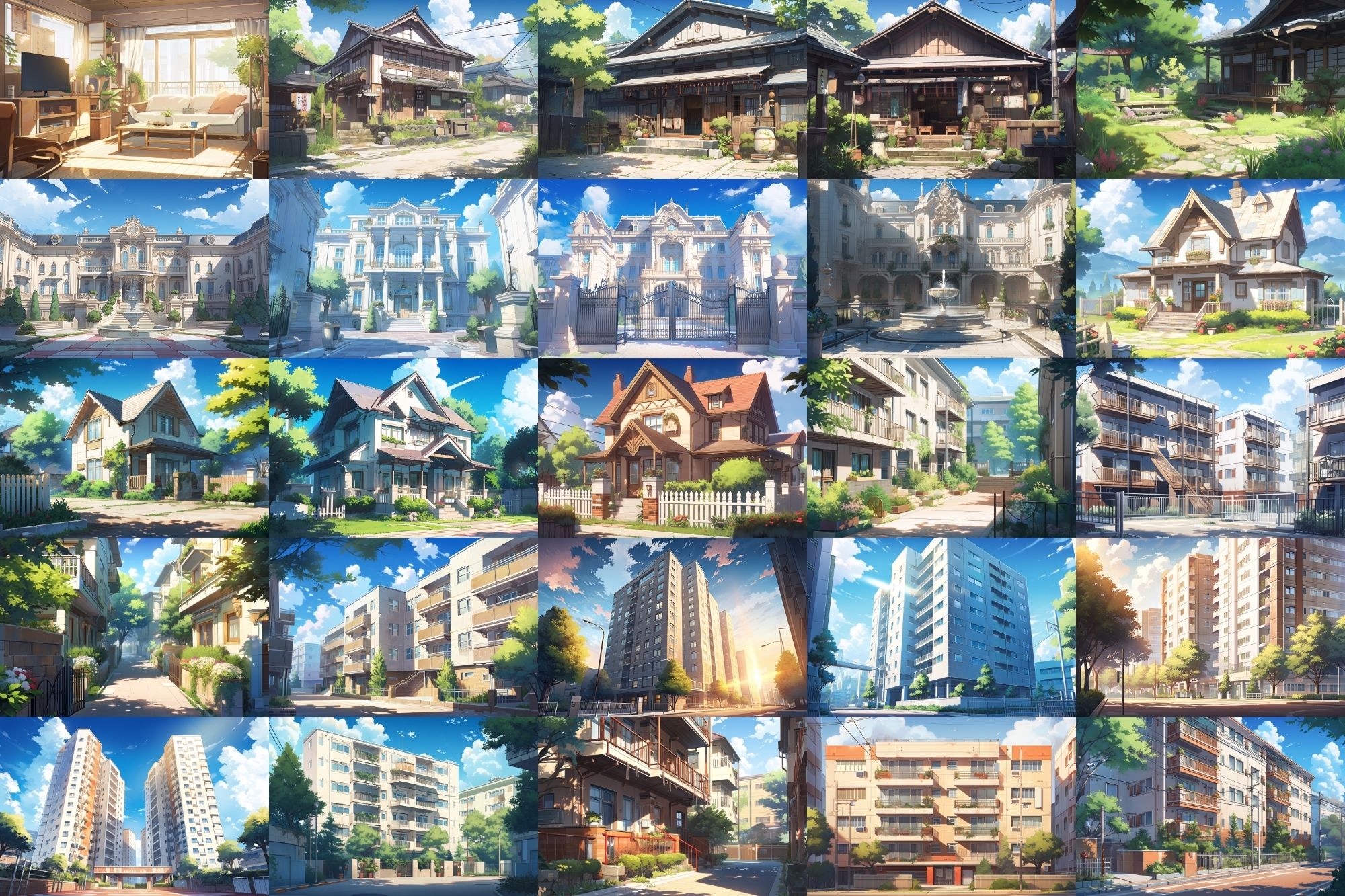 【繊細で芸術的な家や室内系背景】著作権フリーの高解像度画像（100枚） サンプル1ページ目