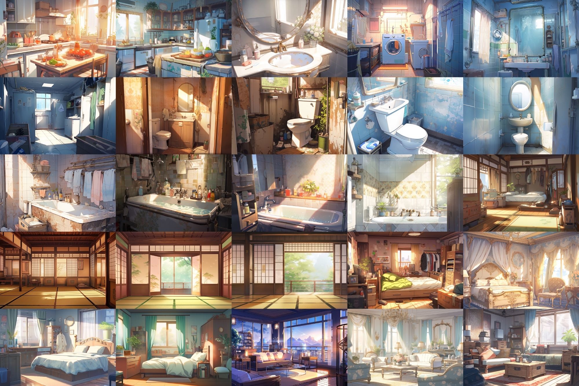 【繊細で芸術的な家や室内系背景】著作権フリーの高解像度画像（100枚） サンプル2ページ目