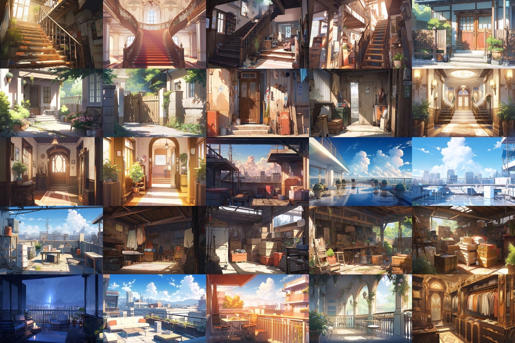 【繊細で芸術的な家や室内系背景】著作権フリーの高解像度画像（100枚） サンプル4ページ目