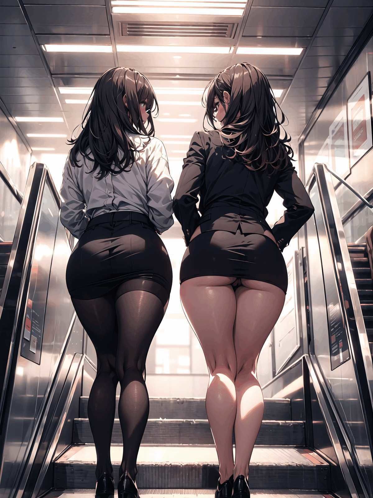 エスカレーターの、尻が好き サンプル9ページ目