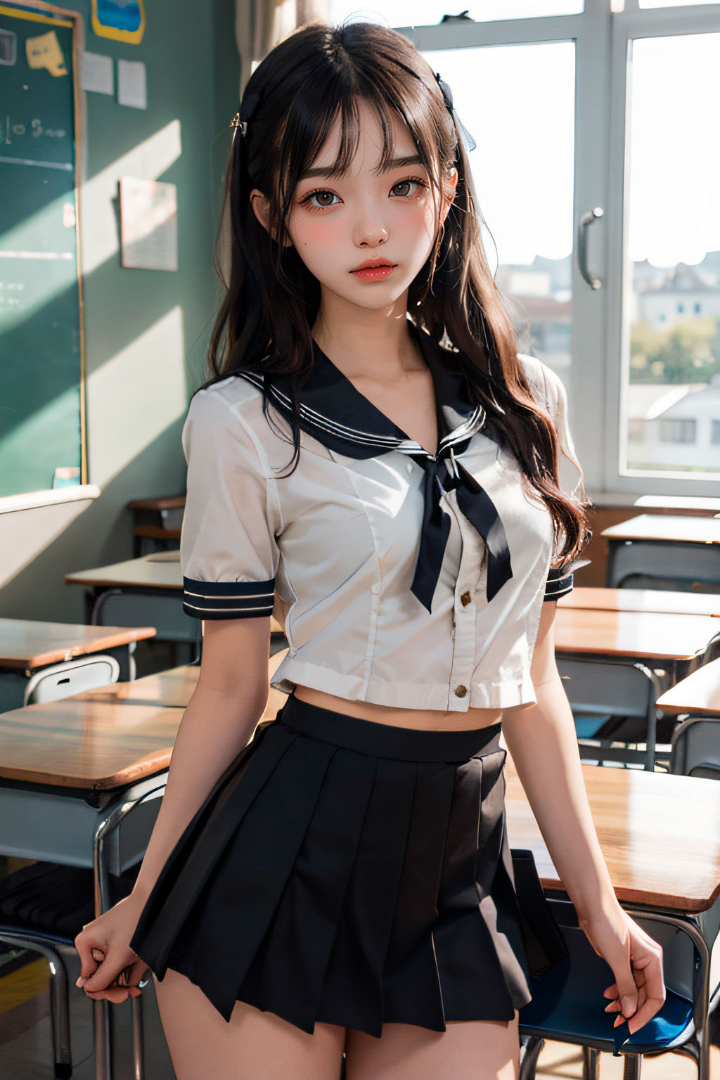 AI制服美少女図鑑 サンプル1ページ目