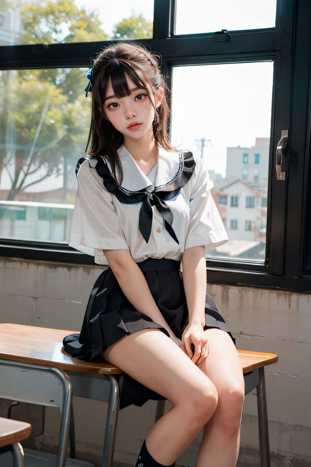 AI制服美少女図鑑 サンプル2ページ目