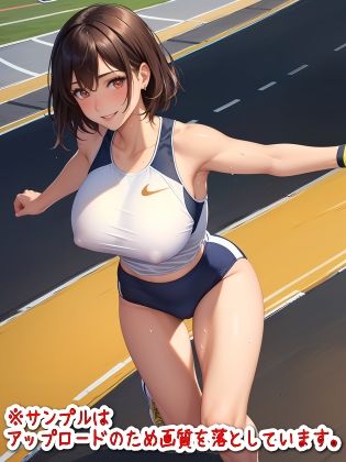 汗だく陸上セパ女子【フェチ向け】 サンプル2ページ目