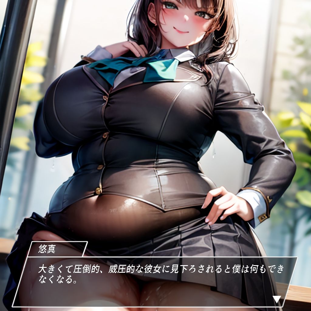 圧迫の沙織。 サンプル2ページ目