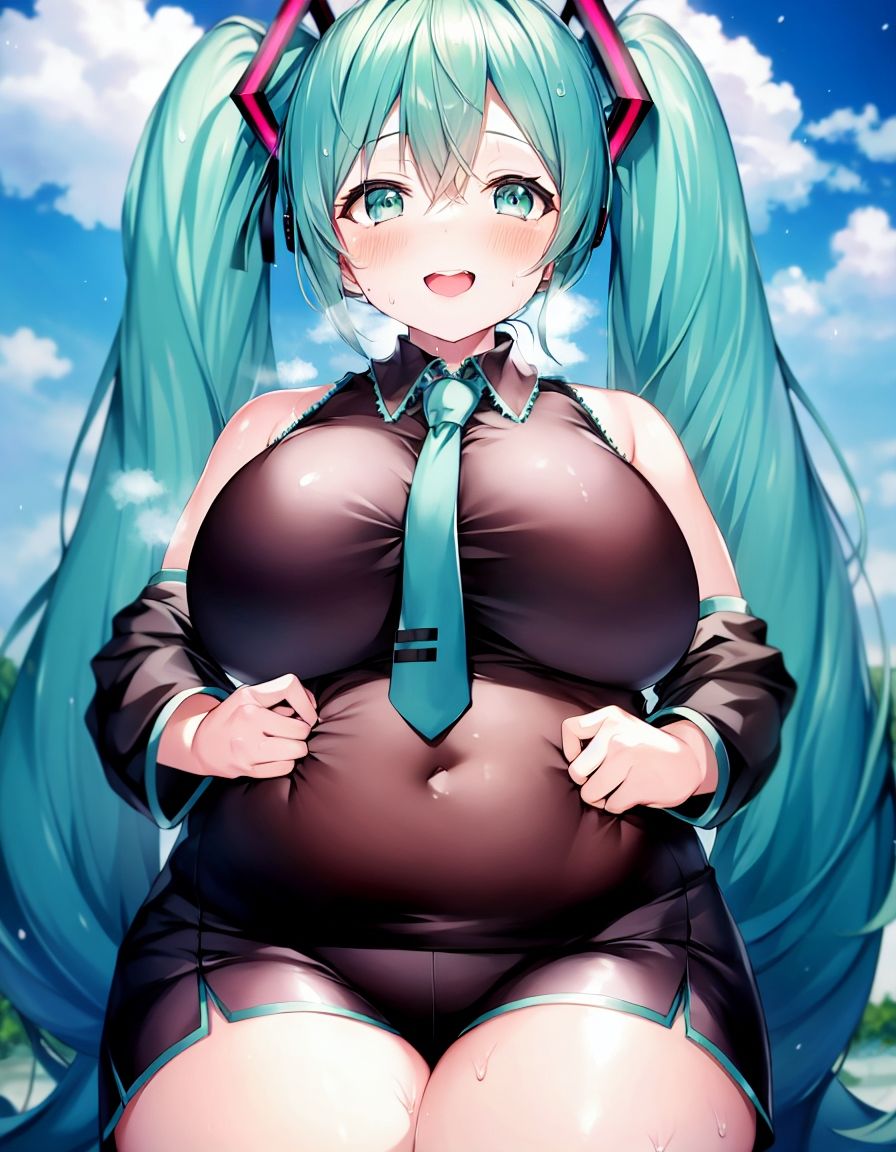 むちむち初音ミクCG集 サンプル2ページ目
