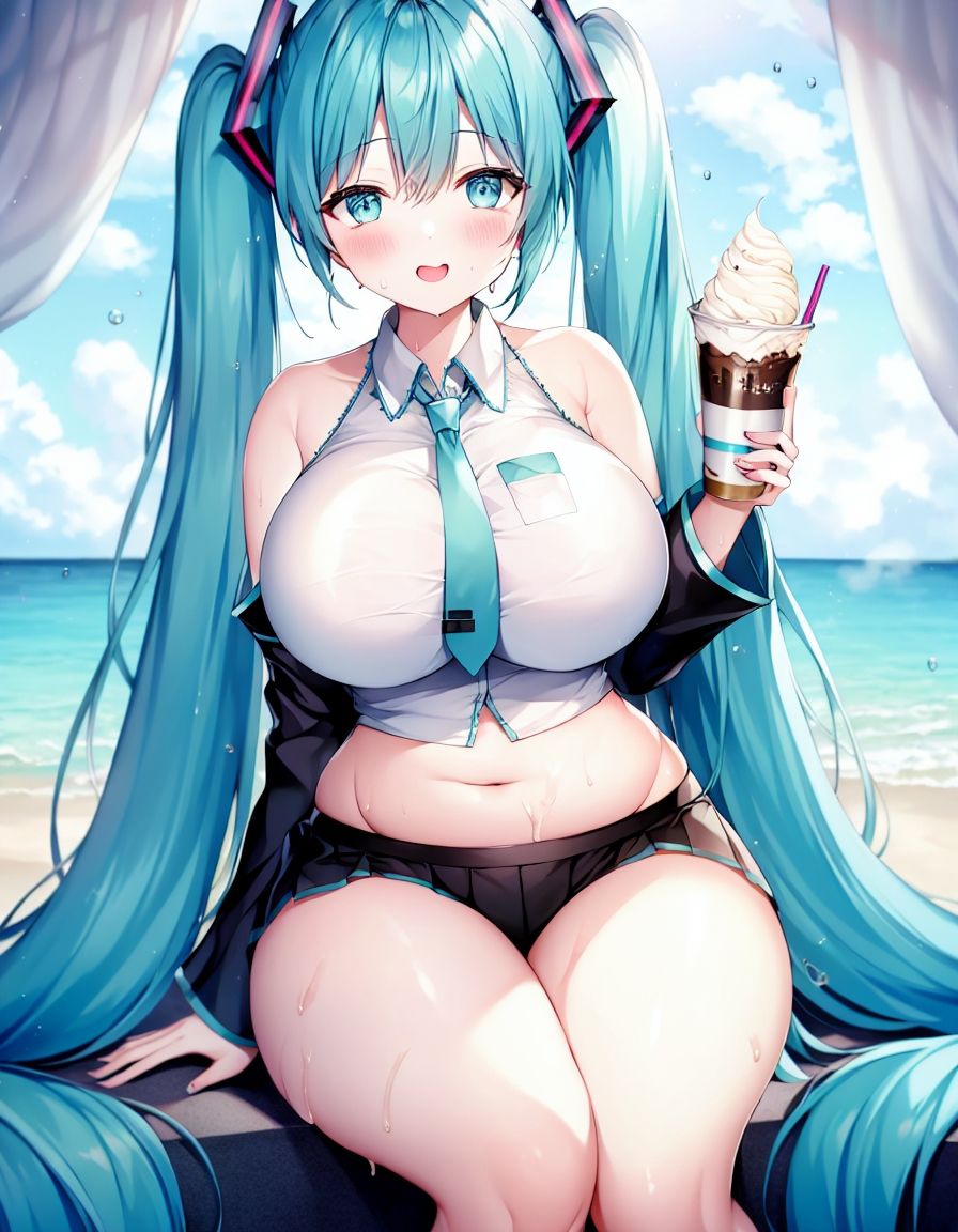 むちむち初音ミクCG集 サンプル5ページ目