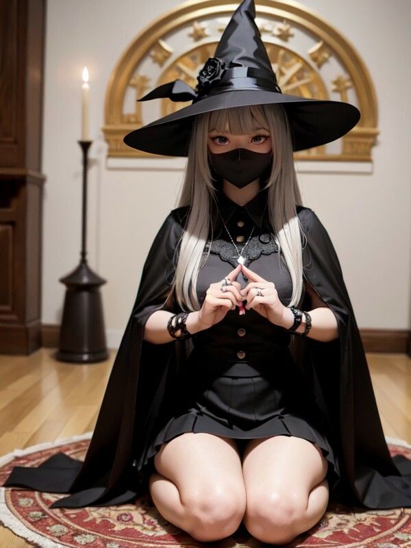 えっちな黒ミサ行ってみた サンプル4ページ目