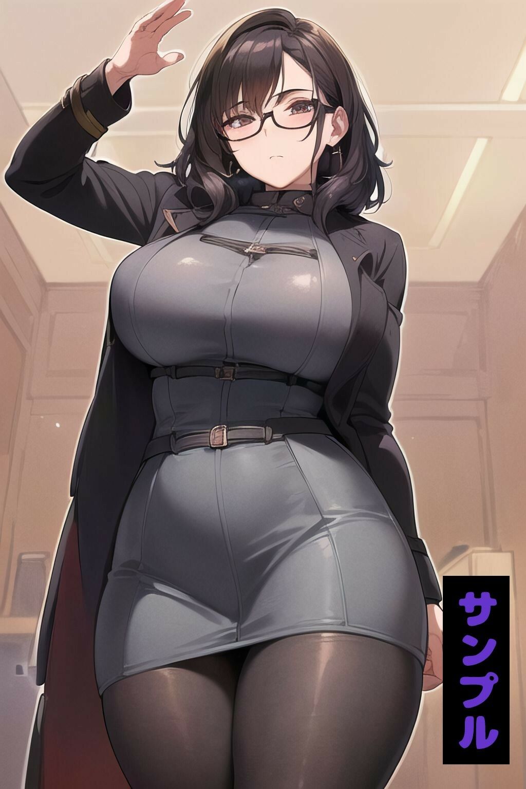 【500枚】爆乳ママに公然露出させたら発情して大変なことになった サンプル1ページ目