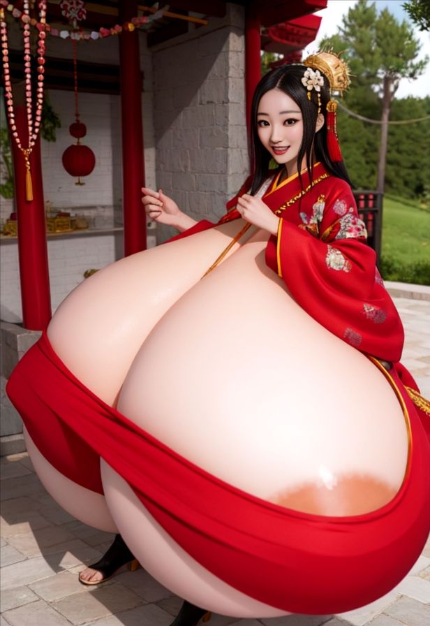 実写風超乳花魁 サンプル4ページ目