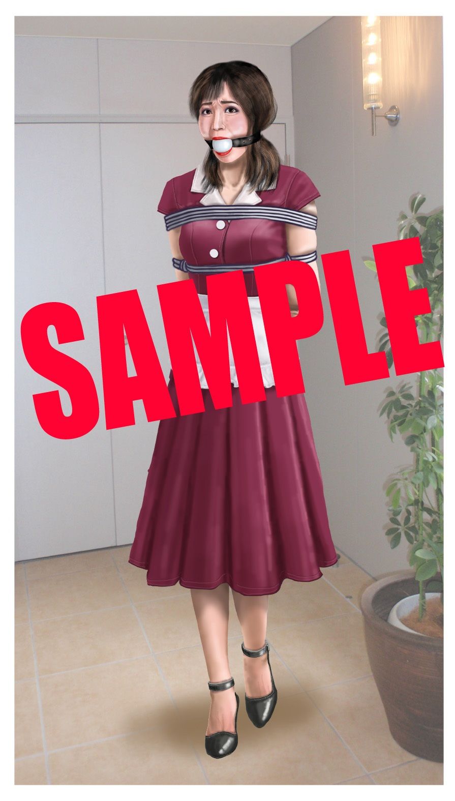 緊縛・着衣緊縛絵巻VOL.08 サンプル2ページ目