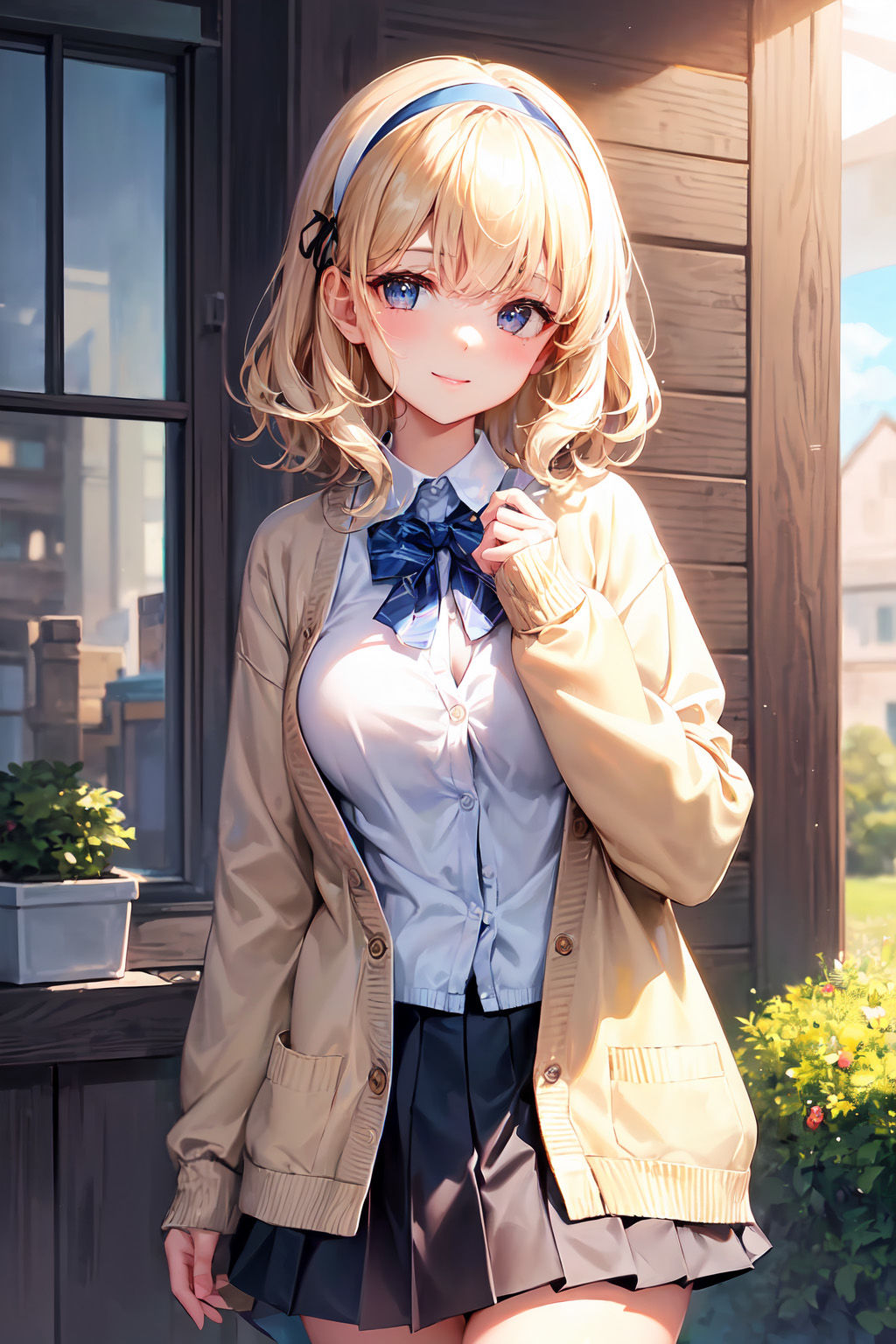 制服美少女と孕ませS〇X（400枚） サンプル1ページ目
