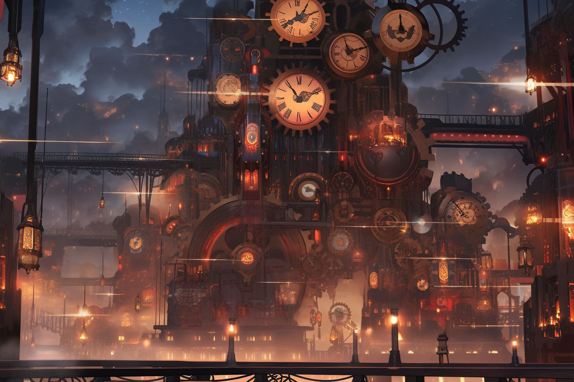 【繊細芸術的スチームパンク背景】著作権フリーの高解像度画像（100枚） サンプル5ページ目
