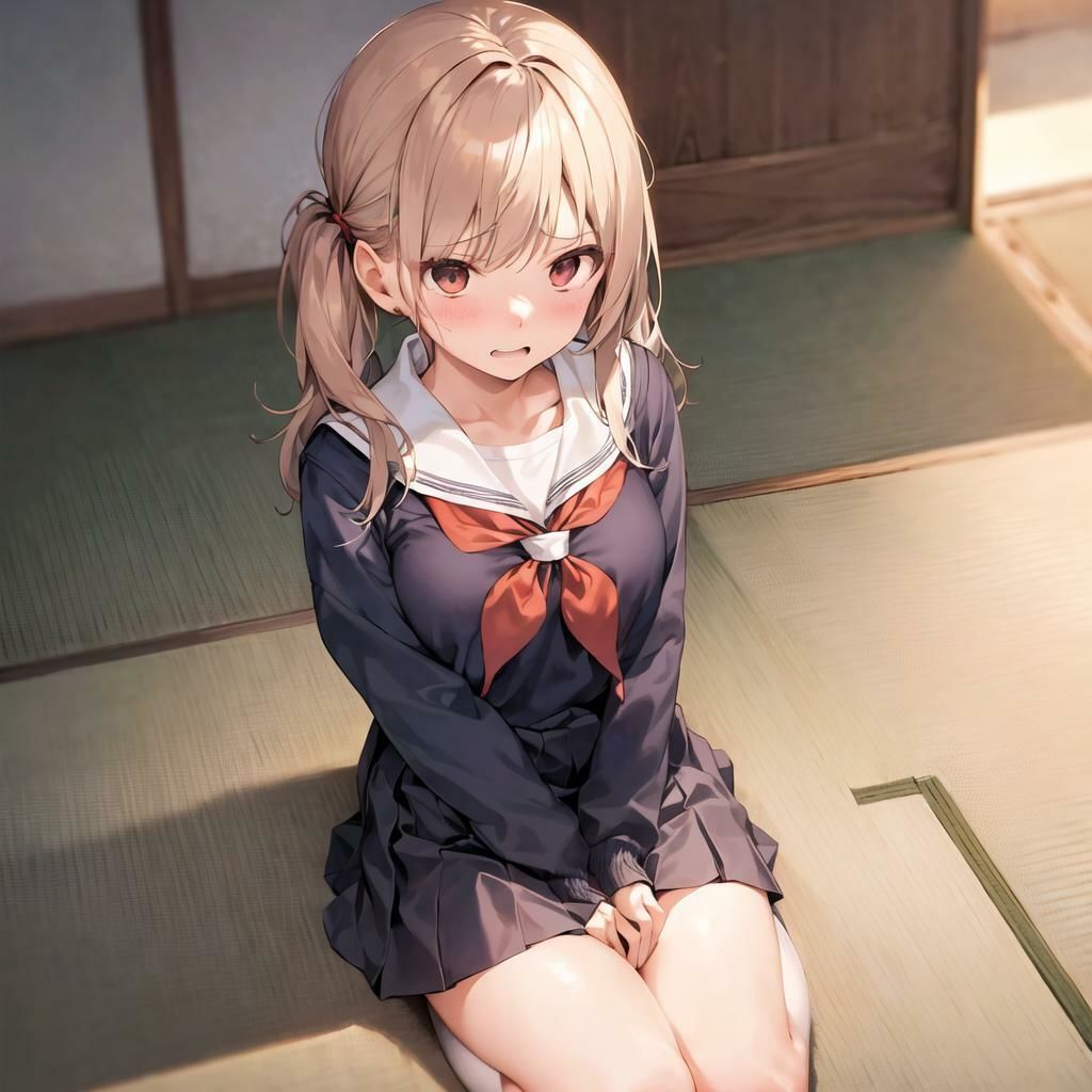 制服フェチ 畳とJK編 サンプル1ページ目