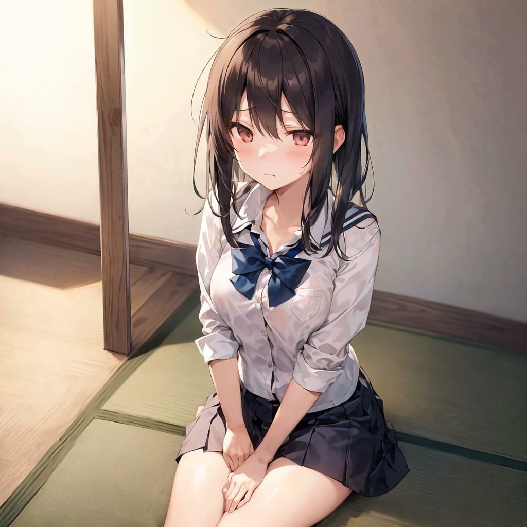 制服フェチ 畳とJK編 サンプル6ページ目