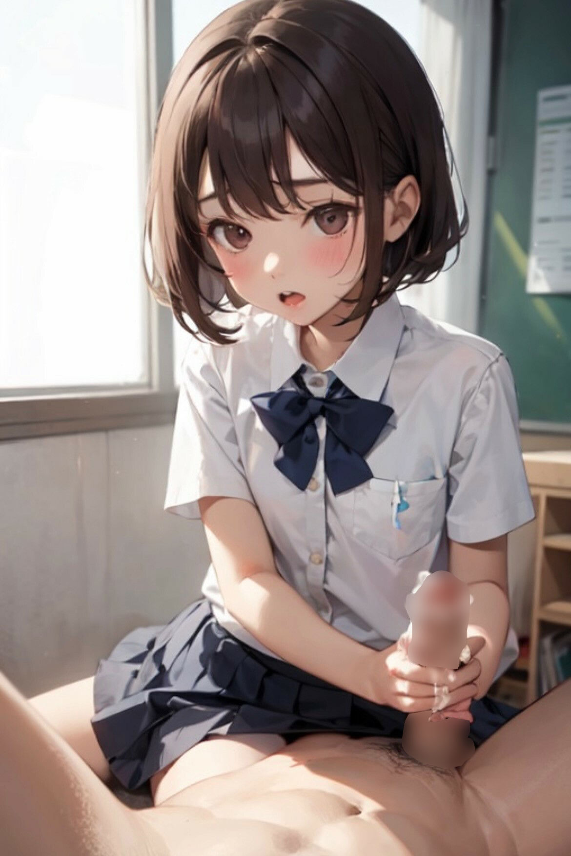 手コキ学園 サンプル1ページ目