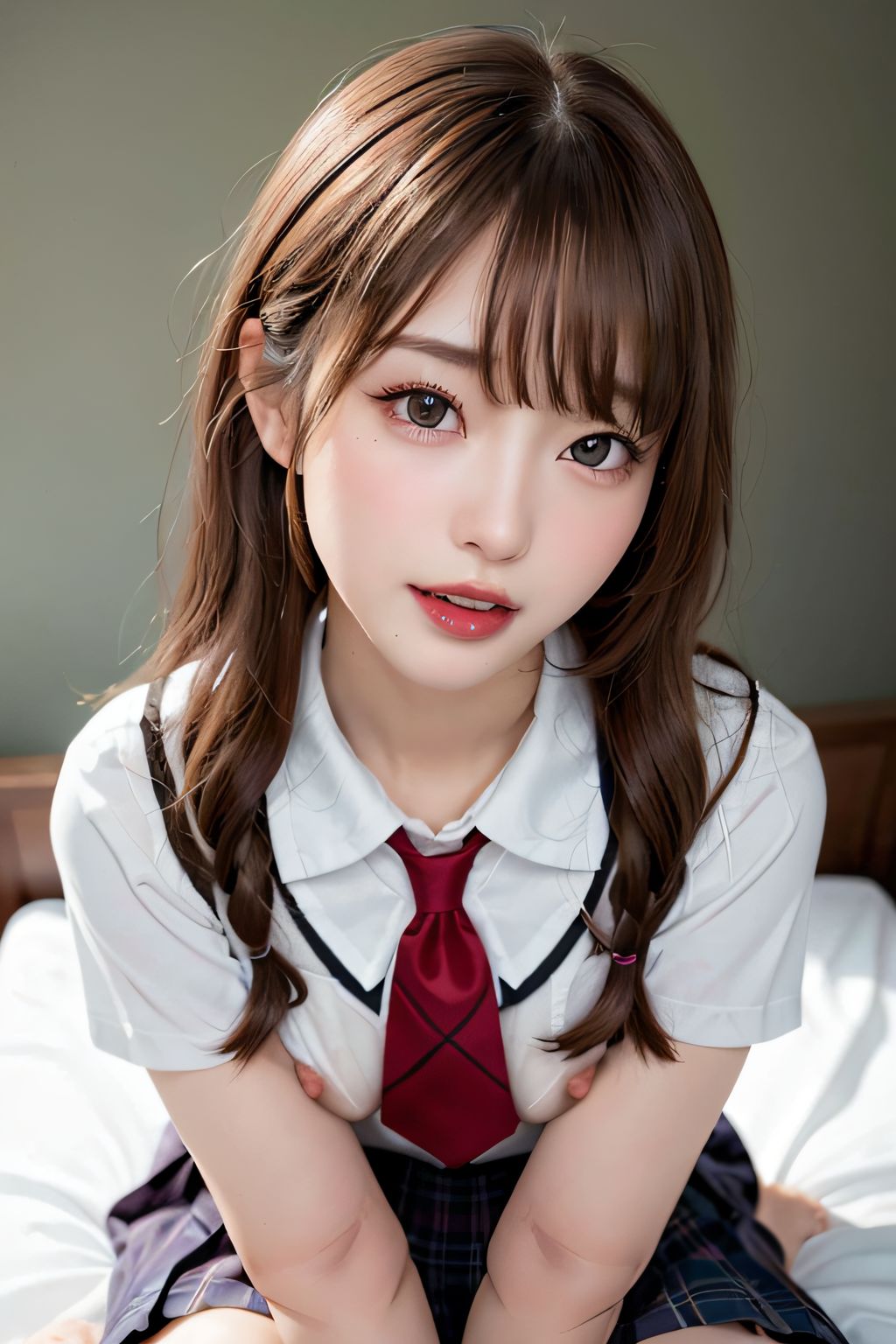 かわいいエッチ顔 〜制服〜 サンプル3ページ目