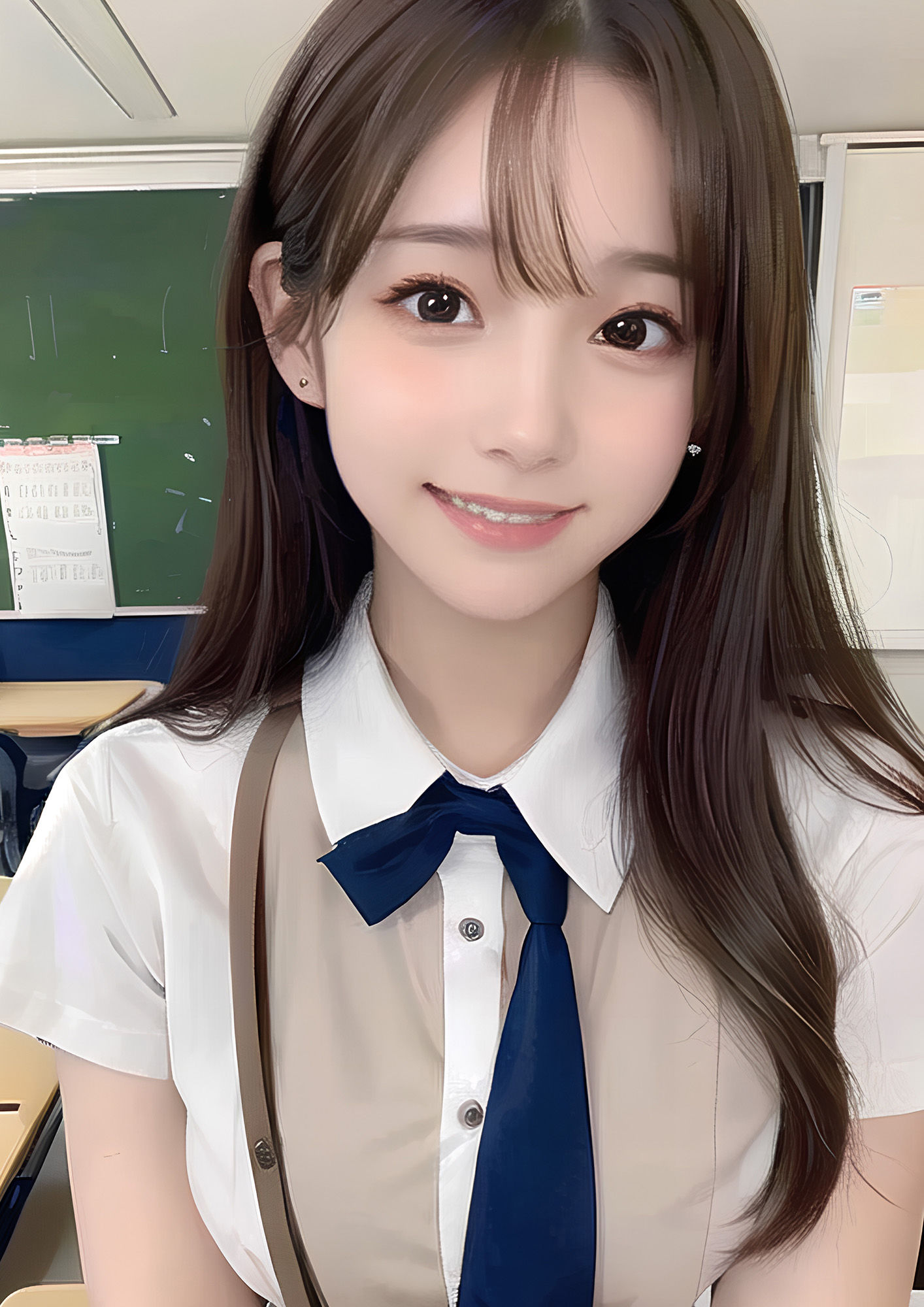 かわいいエッチ顔 〜制服〜 サンプル6ページ目