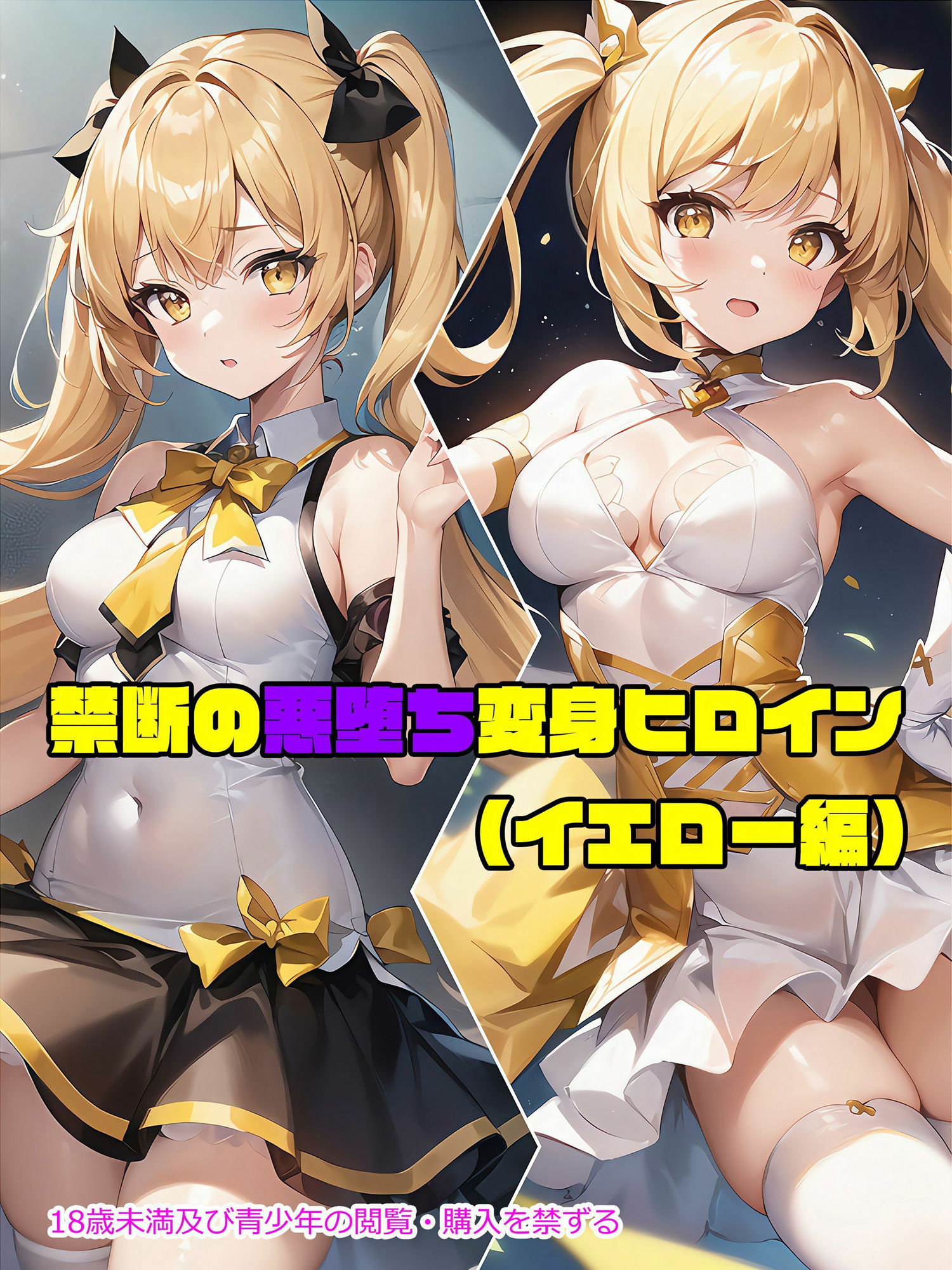 【イエロー編】禁断の悪堕ち変身ヒロイン サンプル1ページ目