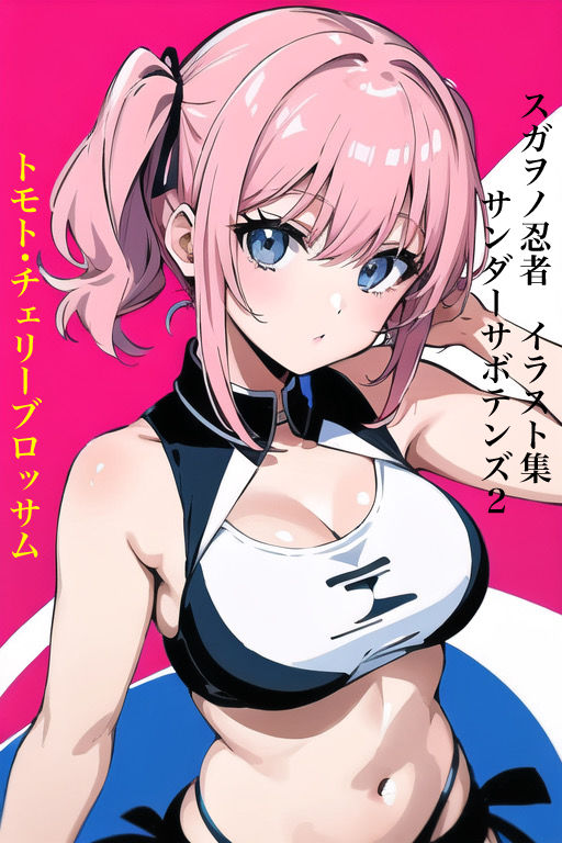 スガヲノ忍者 イラスト集 サンダーサボテンズ2 トモト・チェリーブロッサム サンプル1ページ目