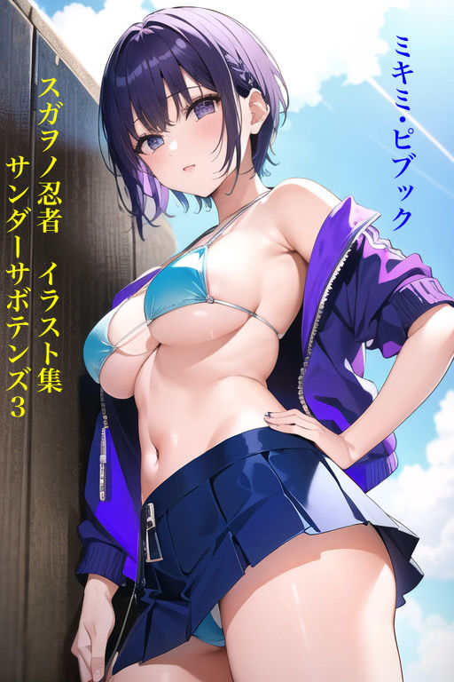 スガヲノ忍者 イラスト集 サンダーサボテンズ3 ミキミ・ピブック サンプル1ページ目