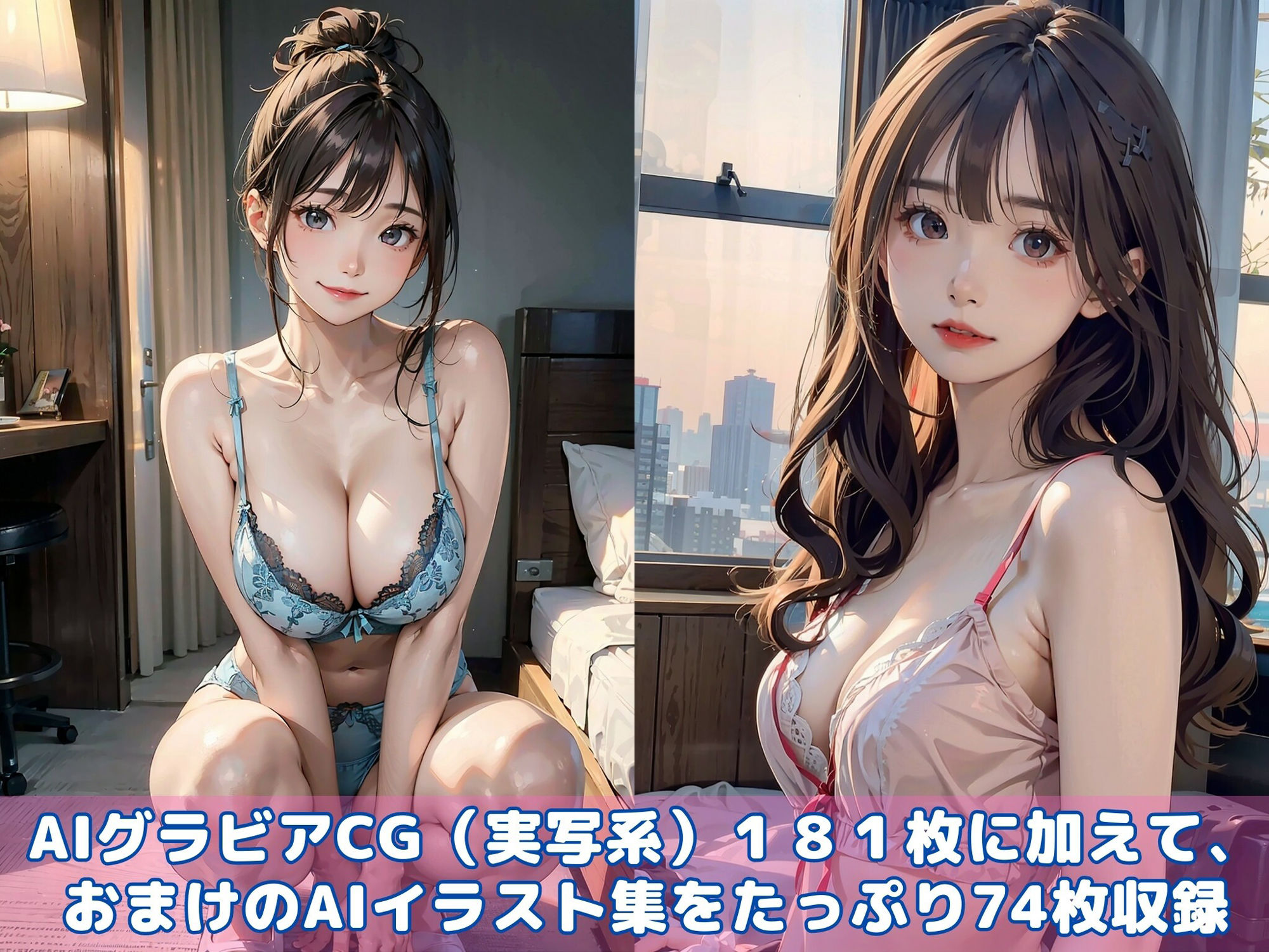 今夜は私にしませんか？【AIグラビアCG集Vol.01】 サンプル6ページ目
