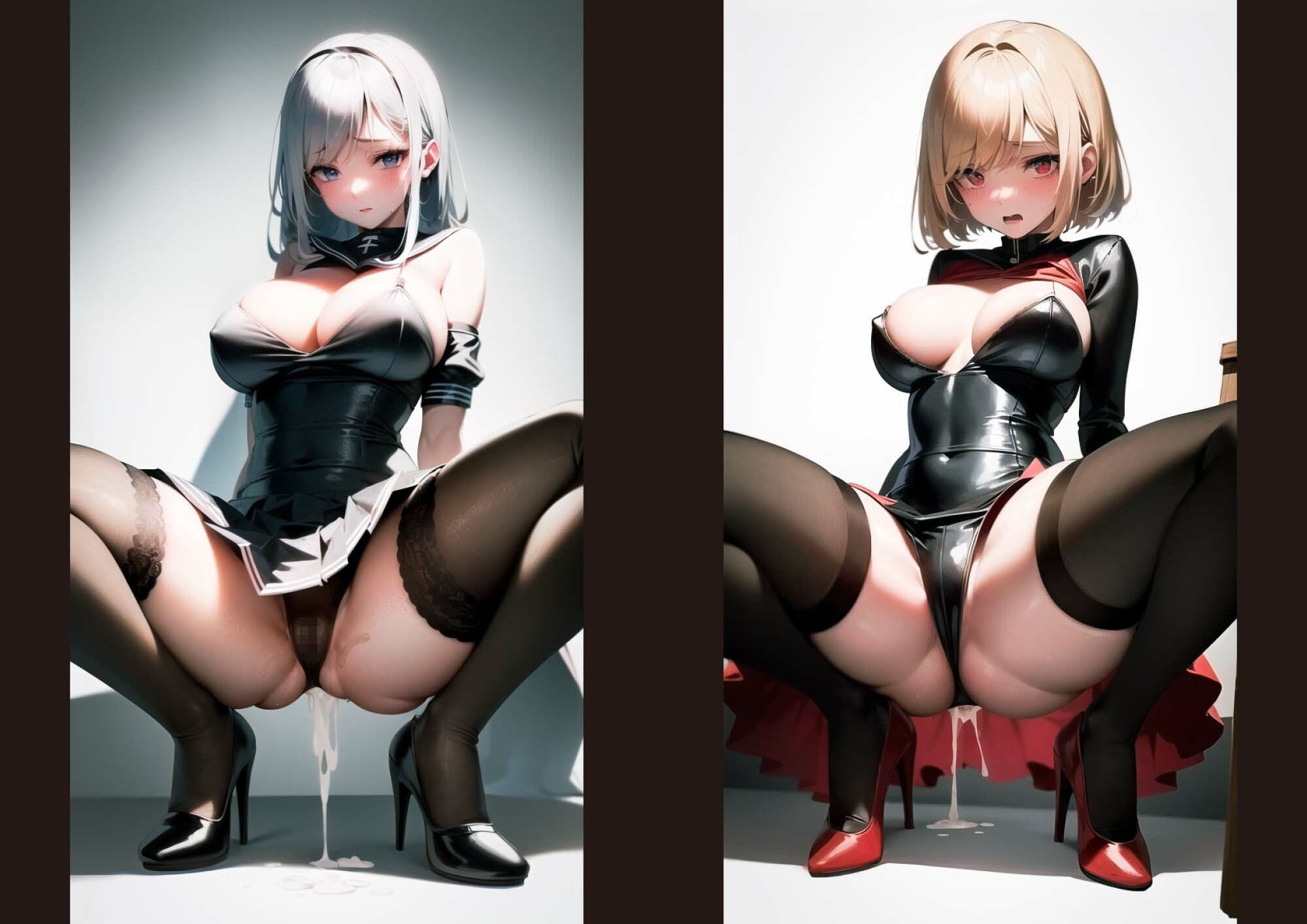 パンストスク水エロ蹲踞7 サンプル1ページ目