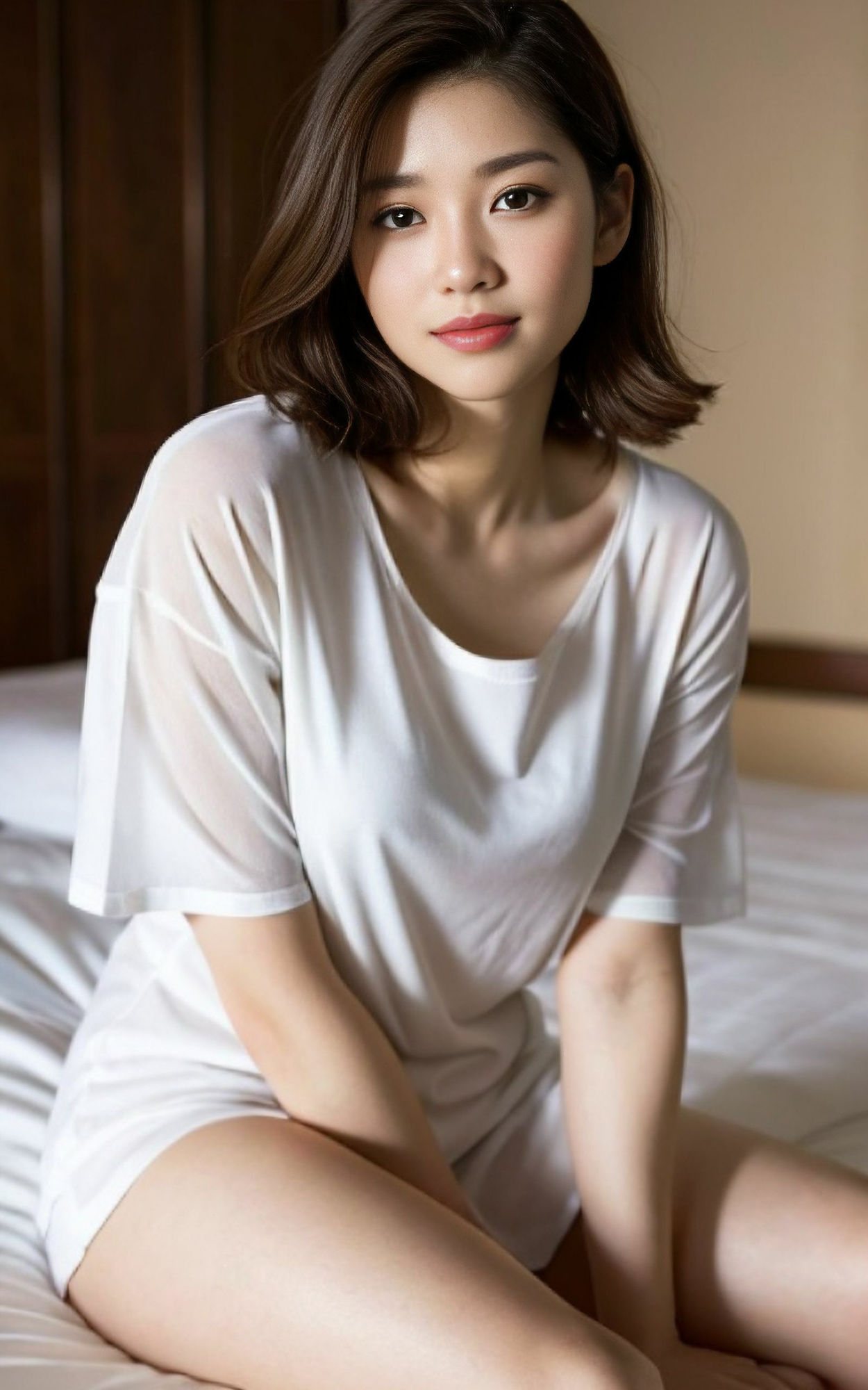 Tシャツで誘惑する彼女 サンプル1ページ目
