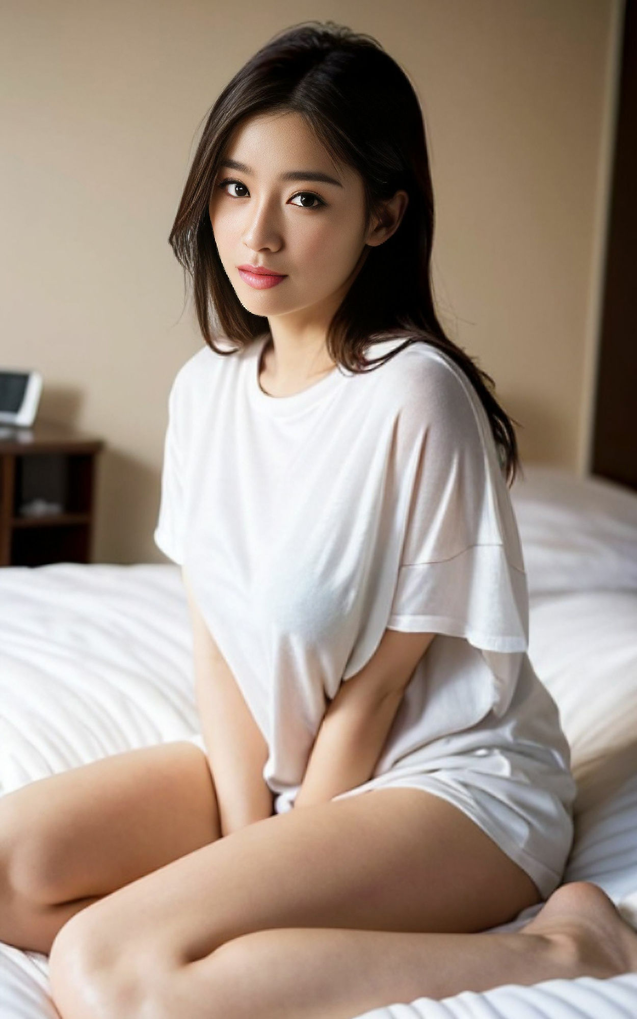 Tシャツで誘惑する彼女 サンプル4ページ目